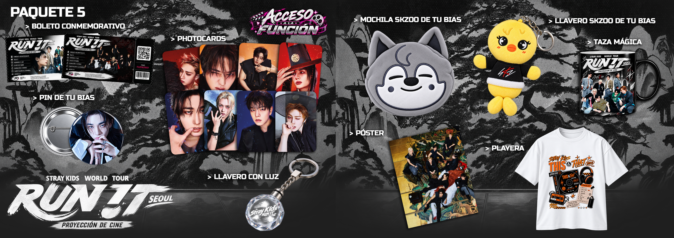 Stray Kids World Tour RUN IT en Seúl - Proyección de Cine - Cinedot Coacalco - 22 de Noviembre - Paquete 5 - Image 2