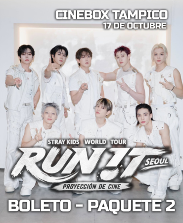 Stray Kids World Tour RUN IT en Seúl - Proyección de Cine - Cinebox Tampico - 17 de Octubre - Paquete 2
