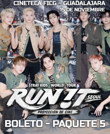 Stray Kids World Tour RUN IT en Seúl - Proyección de Cine - Cineteca FICG – Guadalajara - 15 de Noviembre - Paquete 5